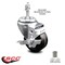 Service Caster 3 Inch Phenolic Wheel Swivel 3/8 Inch Threaded Stem Caster with Brake SCC SCC-TS20S314-PHR-TLB-381615 - alternate 5